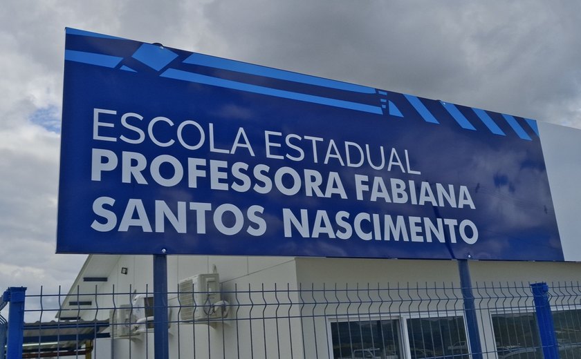 Nova escola em Branquinha homenageia professora e amplia educação no município