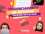 Secult abre novo prazo de inscrições para Edital de Credenciamento de Artistas