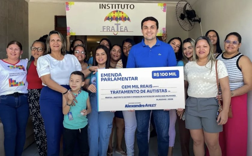 Instituto FRATEA recebe doação de R$ 100 mil do deputado Alexandre Ayres para fortalecer ações em prol do autismo
