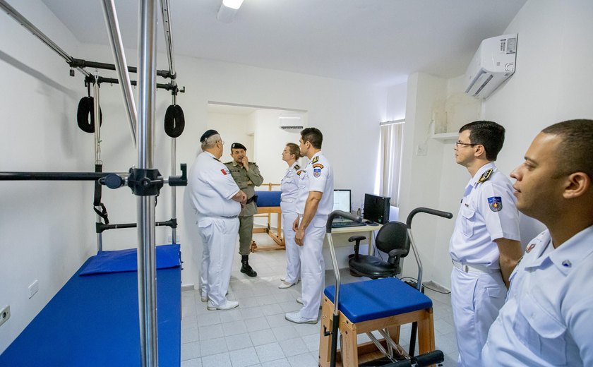 Centro Médico Hospitalar da PM inaugura sala de pilates e recebe ambulância