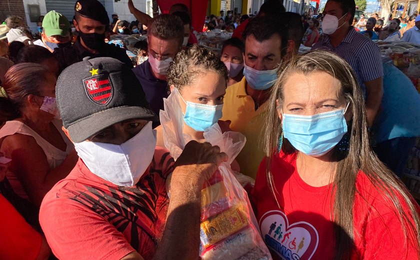 Devido à pandemia, Prefeitura de Ibateguara reverte recurso de festividades para doação de cestas básicas