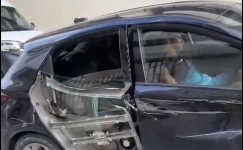 Motorista atinge vários carros e apresenta sinais de embriaguez na Ponta Verde, em Maceió