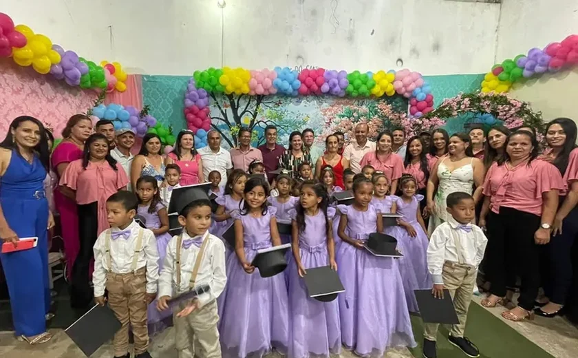 Educação de Branquinha promove formatura do ABC para alunos da zona rural