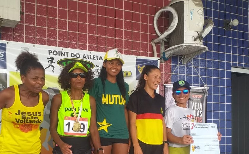 Atleta Alagoana é campeã da '3ª corrida em Busca da Saúde' e agradece apoio da Prefeitura de União