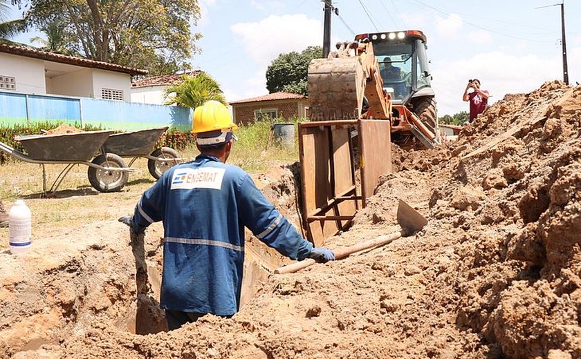 Mais Água Alagoas: obras que vão beneficiar 90 mil moradores seguem em ritmo acelerado no Litoral Norte