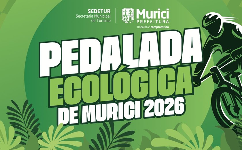 Abertas as inscrições da 6ª Pedalada Ecológica de Murici, que acontece 20 de setembro