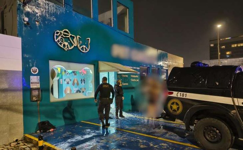Casal é preso suspeito de furtar pet shop e clínica veterinária em Maceió