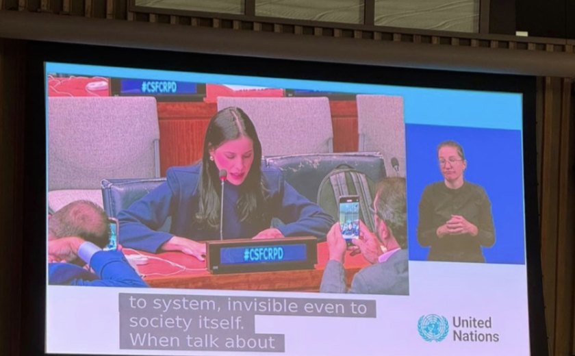 Diretora da Casa do Autista de Maceió leva experiências brasileiras à ONU