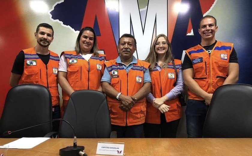 Defesa Civil de Ibateguara participa de treinamento na Associação dos Municípios Alagoanos