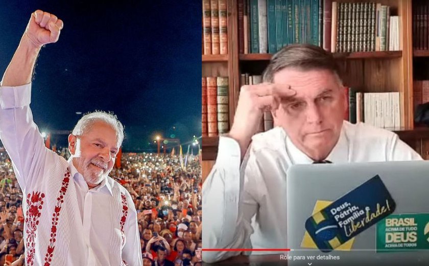 Ipec: Lula mantém índice, Bolsonaro cai e eleição pode ser decidida em 1º turno