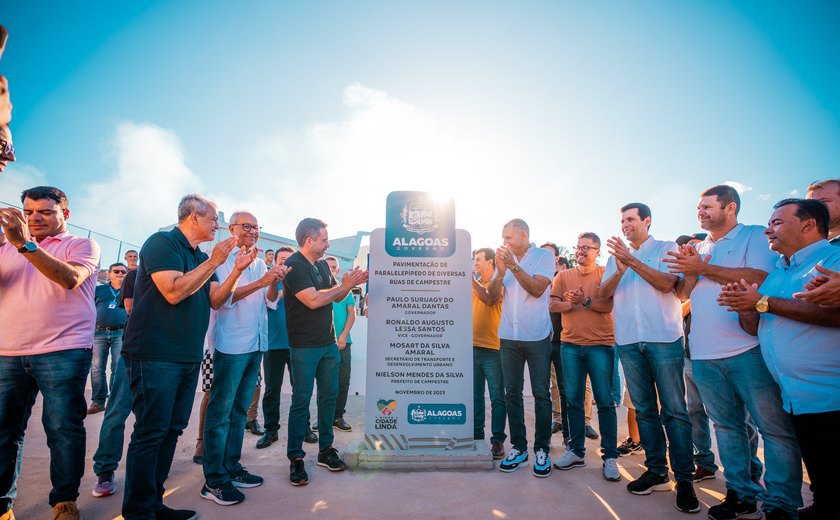 Campestre comemora emancipaçãom com entrega de obras