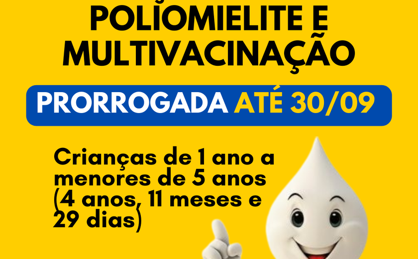 Prefeitura de Palmeira dos Índios intensifica campanha de Vacinação contra a Poliomielite