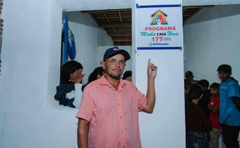 Prefeitura de Ibateguara entrega nova residência pelo programa Minha Casa Nova