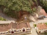 Vídeo: Deslizamento de terra em Ouro Preto, Minas Gerais, atinge casarão histórico