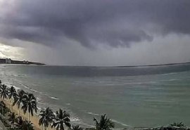 Inmet alerta para chuvas intensas em Maceió e 34 cidades de Alagoas