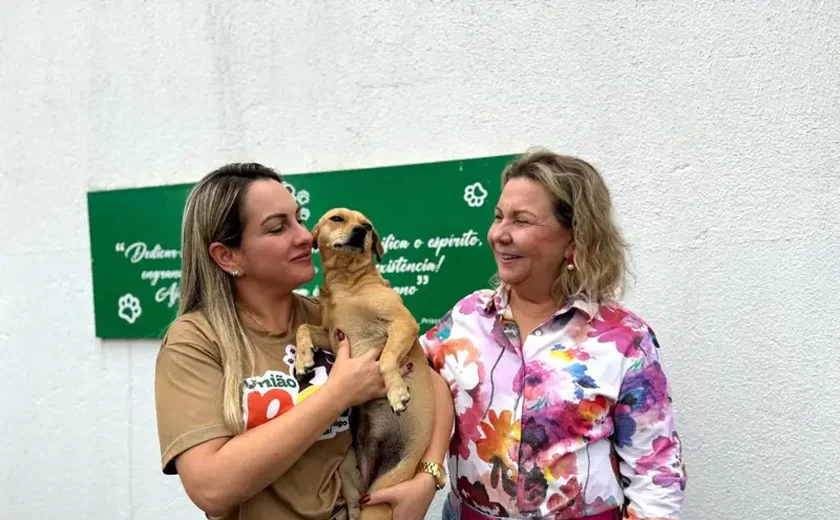 Programa União Pet, idealizado por Alane Menezes, chama atenção de autoridades do Estado; Tereza Nelma destaca projeto como exemplo para Alagoas