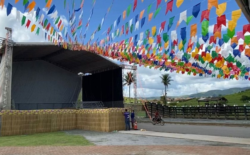 União dos Palmares se prepara para abrir neste domingo (12) o maior São João da região