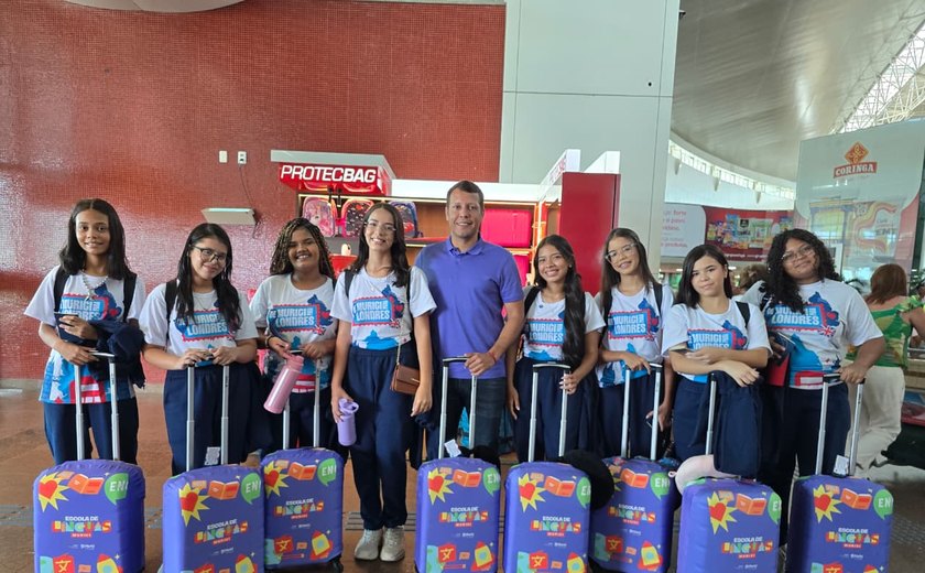 De Murici para Londres: Prefeitura envia mais um grupo de estudantes para intercâmbio na Europa