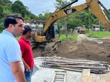 'Ponte de ligação ao Sítio Brenhas e a de Ilha Grande estão em fase final de construção', afirma Arthur Freitas