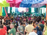 Em União dos Palmares, 1º noite de festa na Praça Basiliano recebe multidão de foliões e a festa continua nesta segunda-feira, a partir das 16h30