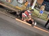 Motociclista se fere em colisão com ônibus no bairro Antares, em Maceió