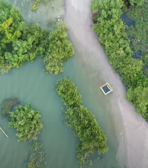 Afundamento chega a 1,92 m; imagens de drone mostram lagoa avançando sobre a mina