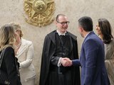 Paulo Dantas participa da posse do ministro Zanin no Supremo Tribunal Federal