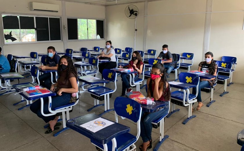 Branquinha retorna aulas presenciais e número de alunos é superior ao do censo de 2019