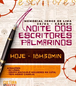 Prefeitura de União dos Palmares convida para evento dedicado aos escritores palmarinos