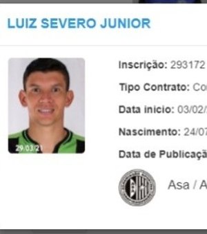 ASA regulariza atacante Júnior Viçosa e outros cinco jogadores