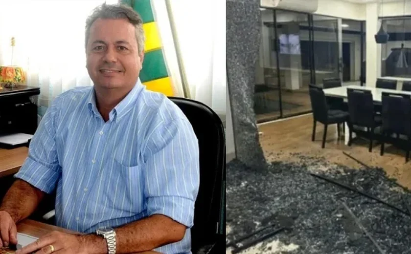 Prefeito entra com caminhonete na casa da ex e atira contra ela e o namorado