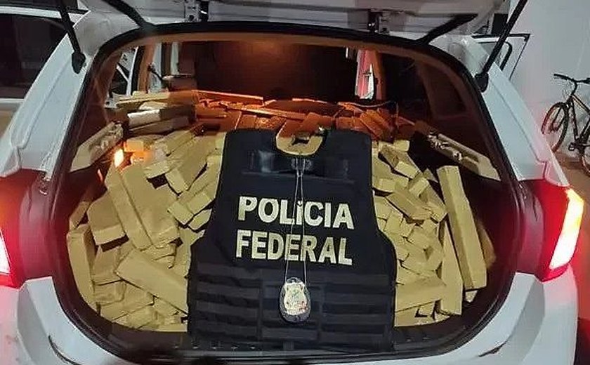 Traficante tenta fugir em BMW com 800 kg de drogas e é preso ao parar para fumar maconha