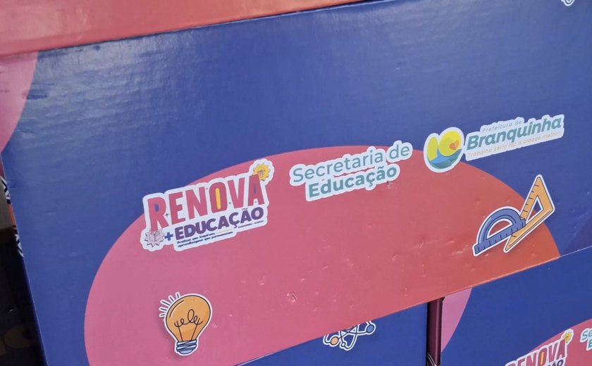 Branquinha inicia ano letivo com entrega de kits escolares e ampliação de escola