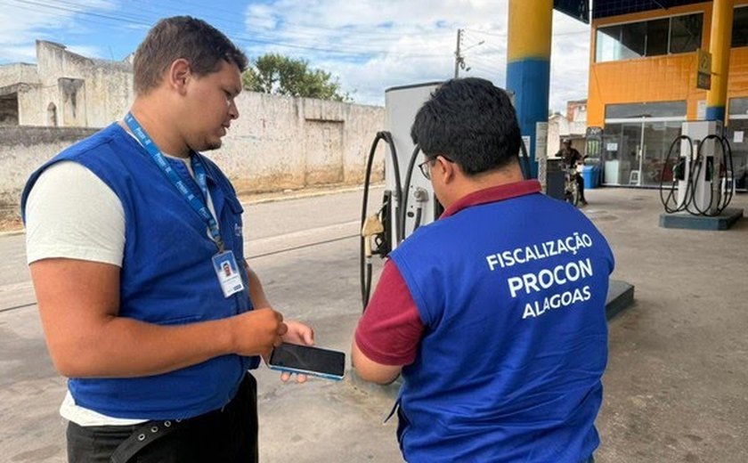 Procon-AL notifica mais de 150 postos por aumento abusivo de combustíveis