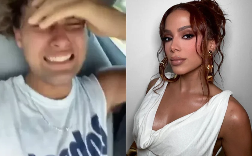 Influencer critica Anitta, é banido do TikTok e aparece desesperado em vídeo