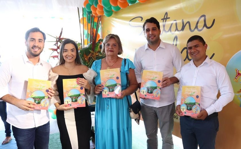 Prefeitura de Santana do Mundaú lança livro ‘Santana do Mundaú- Cidade da Gente’