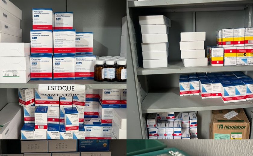 Farmácia do CAPS de União dos Palmares é abastecida com diversos medicamentos, informa o secretário de saúde