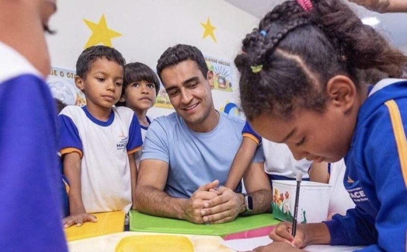 Maceió inaugura creche Gigantinhos Planalto no Benedito Bentes para atender até 600 crianças