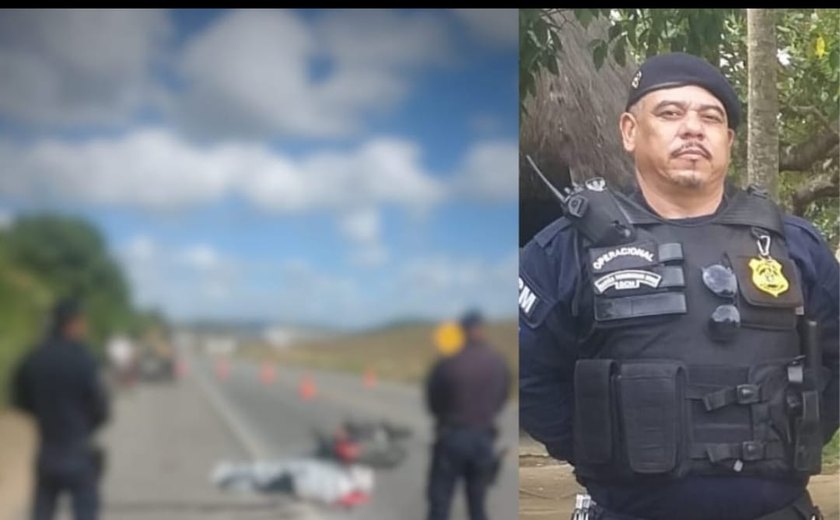 Guarda Municipal de União dos Palmares morre na BR-104 após colidir com animal na pista