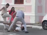 Agressão entre três homens é registrada após show no Jaraguá