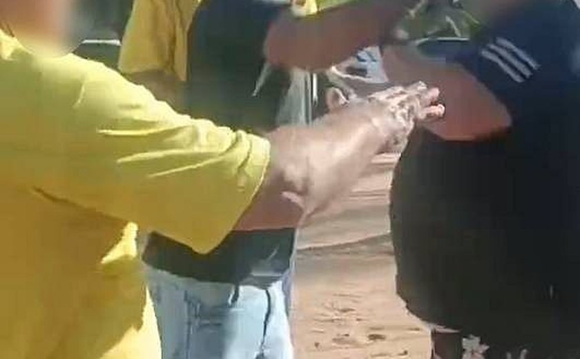 Confusão por causa de flau 'tamanho GG' termina em pancadaria