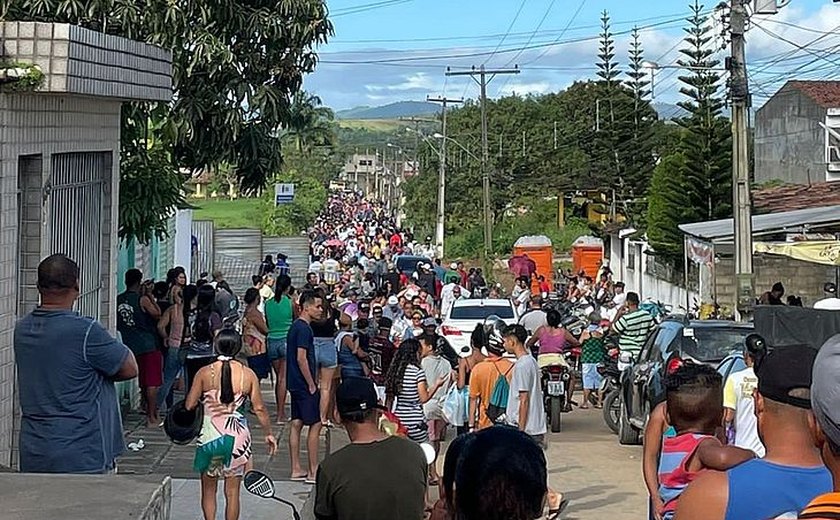 Ação social distribui 4 mil cestas básicas em União dos Palmares