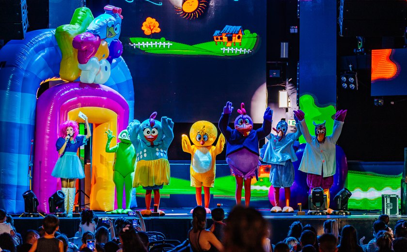 Galinha pintadinha volta a Maceió com seu novo show “Top 10 da galinha pintadinha”