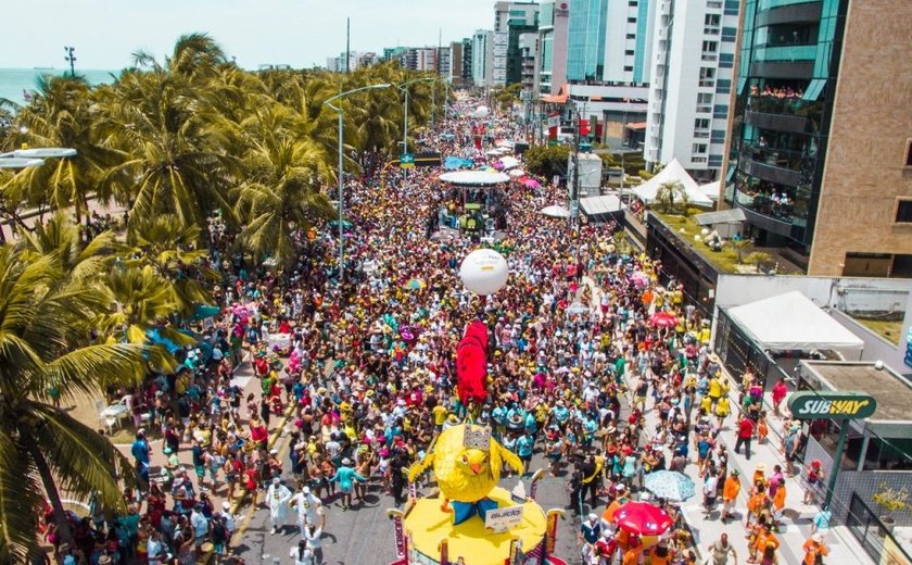 Carnaval: Maceió define ponto facultativo entre segunda e Quarta-Feira de Cinzas