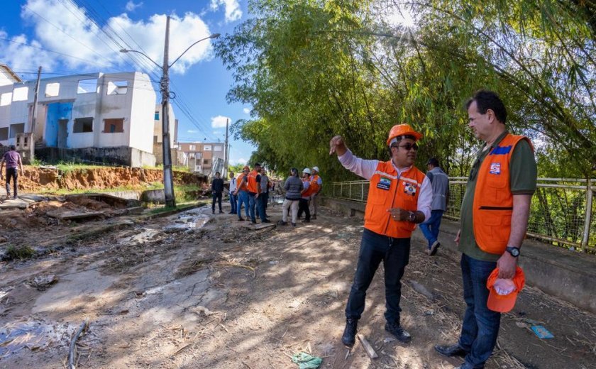 Defesa Civil Nacional realiza estudos e monitoramento em bairros de Maceió