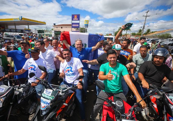 Caravana liderada por Renan Filho percorre 14 cidades neste fim de semana; veja rota
