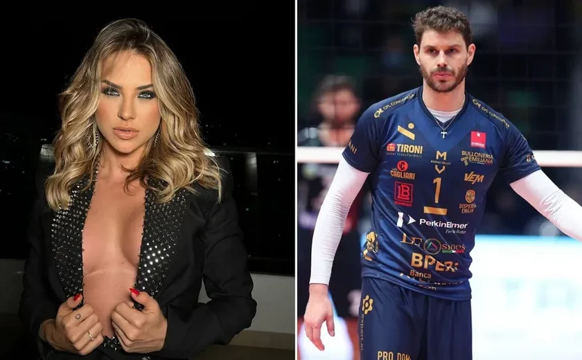 A fila andou! Gabi Martins é vista aos beijos com Bruninho, do vôlei