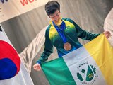 Com apoio do Governo de Alagoas, atleta de Arapiraca conquista duas medalhas em competição na Coreia do Sul