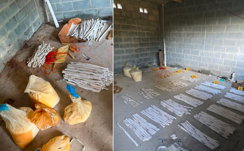 Esquadrão antibombas remove mais de 100 kg de explosivos abandonados em Maceió