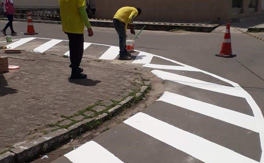 Prefeitura de União faz reforço na sinalização das principais vias da cidade e amplia a acessibilidade